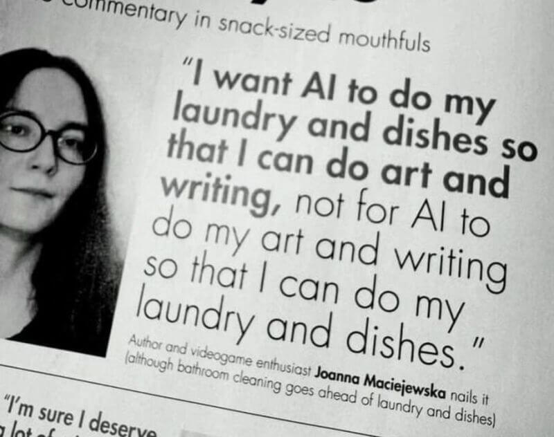 AI laundry & dishes