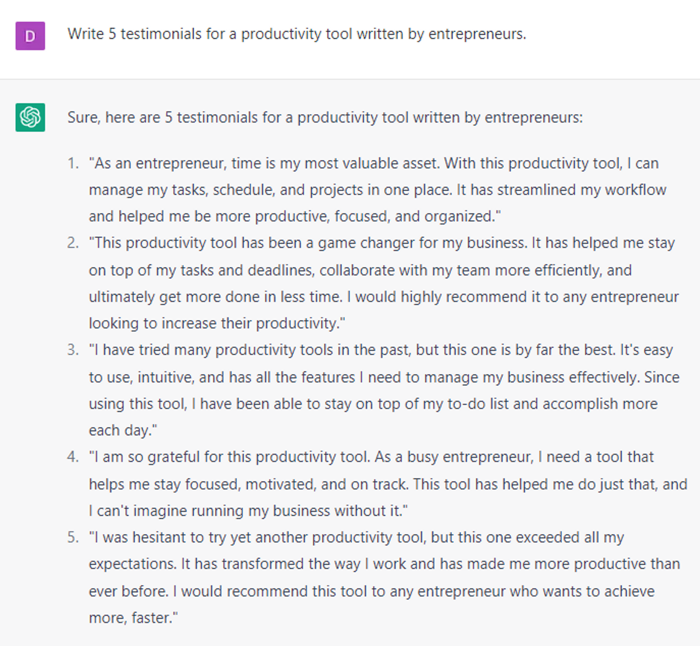 Testimonials