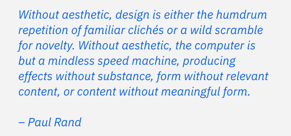 IBM Design Philosophy
