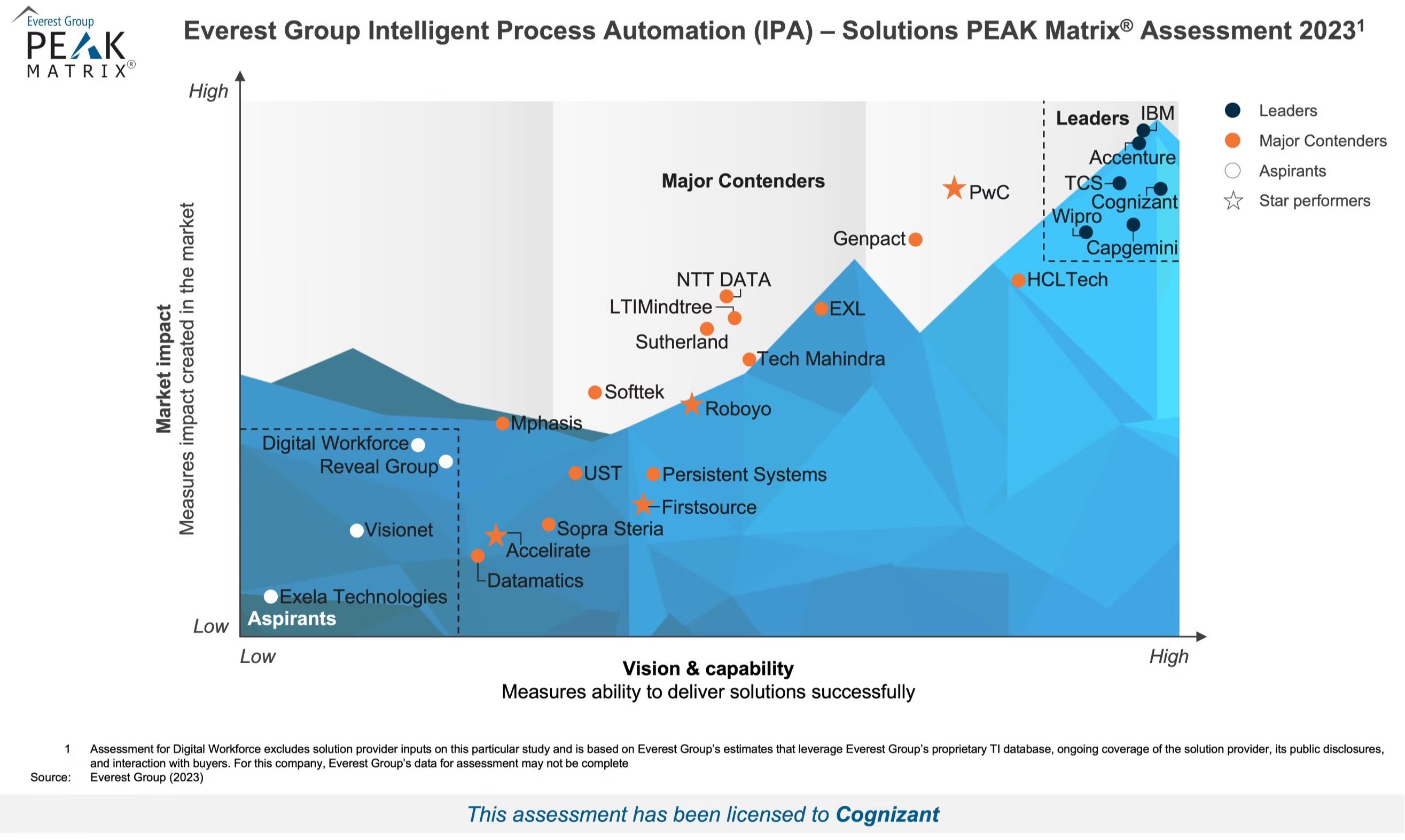 Everest Group Matrix Assessment 2023
