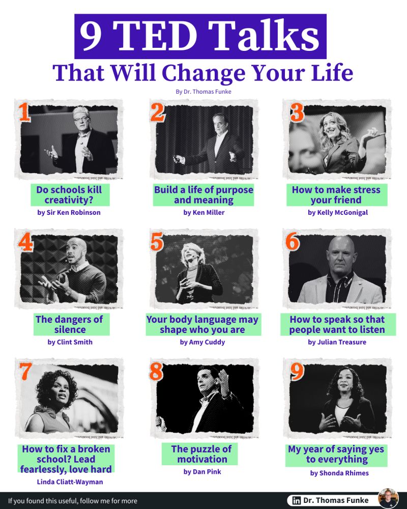 9 TED Talks That Will Change Your Life